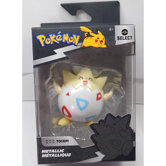 Togepi Pokemon Select Metallic 3" Series 3 Figure NEW jazwares - Picture 1 of 5
